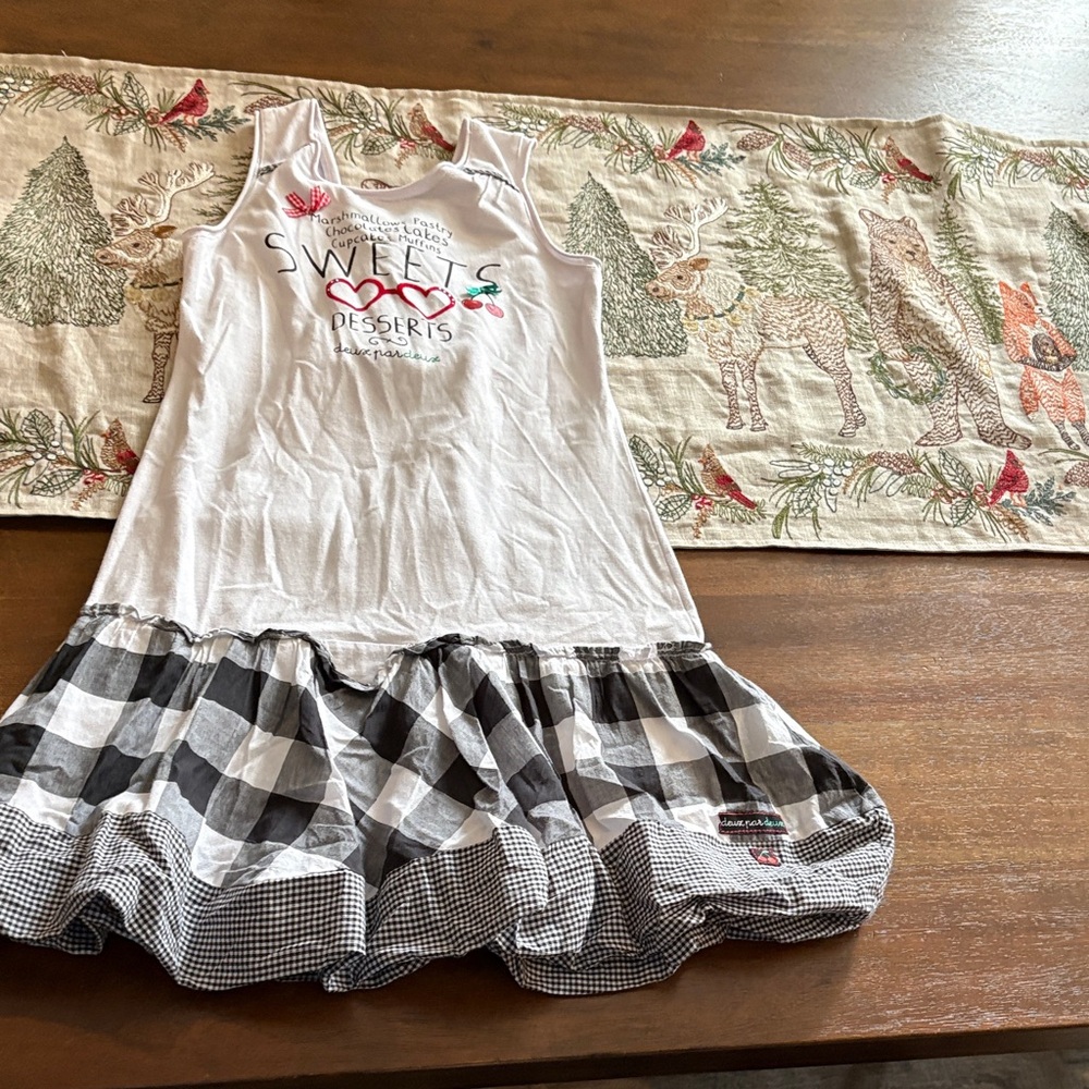 Deux par Deux White Sweets Desserts Tank Top